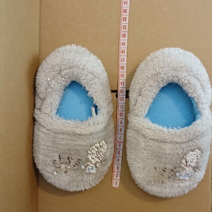 Kapcie dziecięce pluszowe