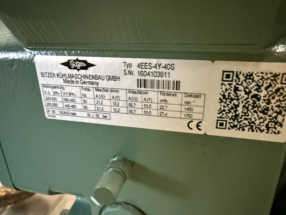 Sprężarka Bitzer 15,7kW(-5°C / +40°C) 4EES-4Y-40S NEW ECOLINE