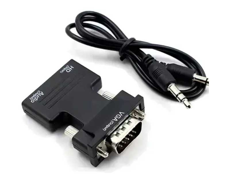Конвертер HDMI-VGA OUT чорний