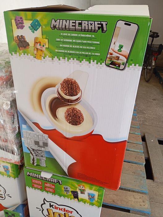 Kinder joy Minecraft, яйця Джой майкрафт.