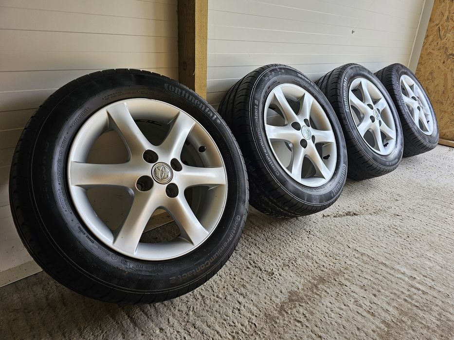 Alufelgi Toyota 15" 4x100 Yaris Aygo Corolla z Oponami
