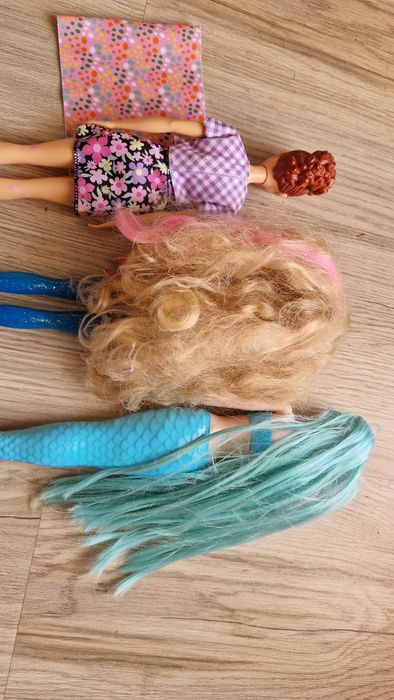 Lalki Barbie syrena zestaw