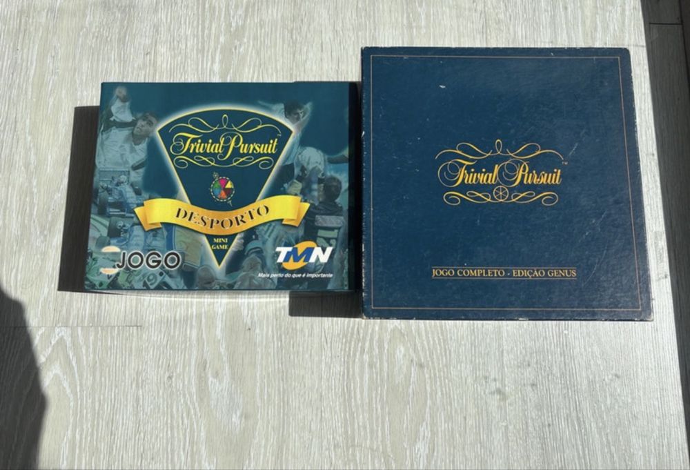 Jogos Trivial Pursuit clássico (edição Genus) + Trivial Pursuit Desporto