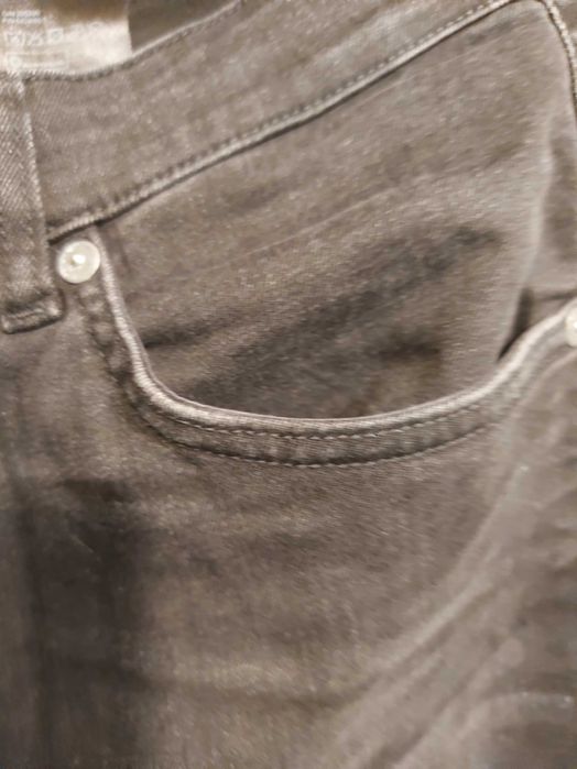 Spodnie męskie Skinny z dziurami czarne