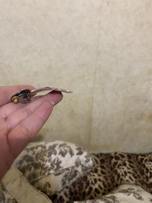 Серьги  - Клипсы Перламутор Винтаж