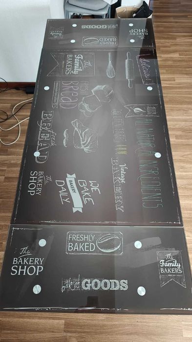 Mesa de Cozinha Ilustrada Pão