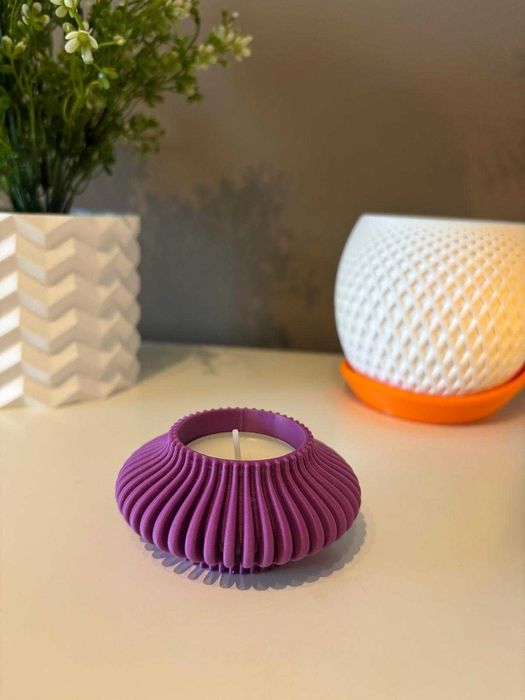 Porta Velas Design Moderno em 3D