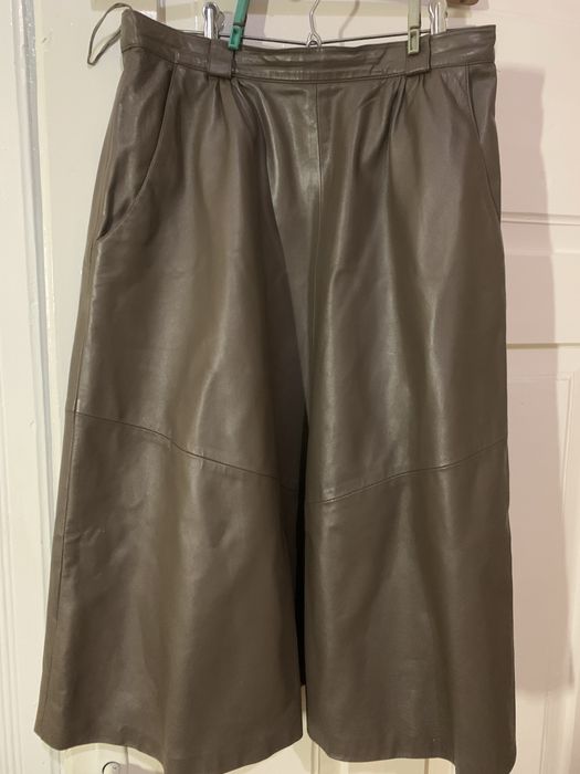 Шкіряна спідниця, розмір M/L