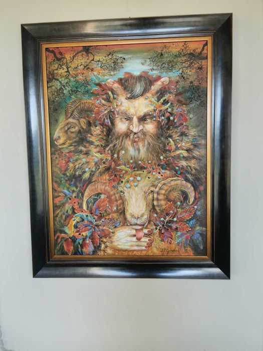 Obraz olejny "Satyr" Sylwia Gondeck 2013