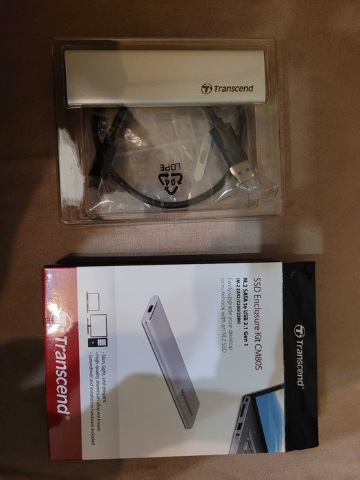 Зовнішня кишеня Transcend M.2 SSD Enclosure Kit (TS-CM80S)