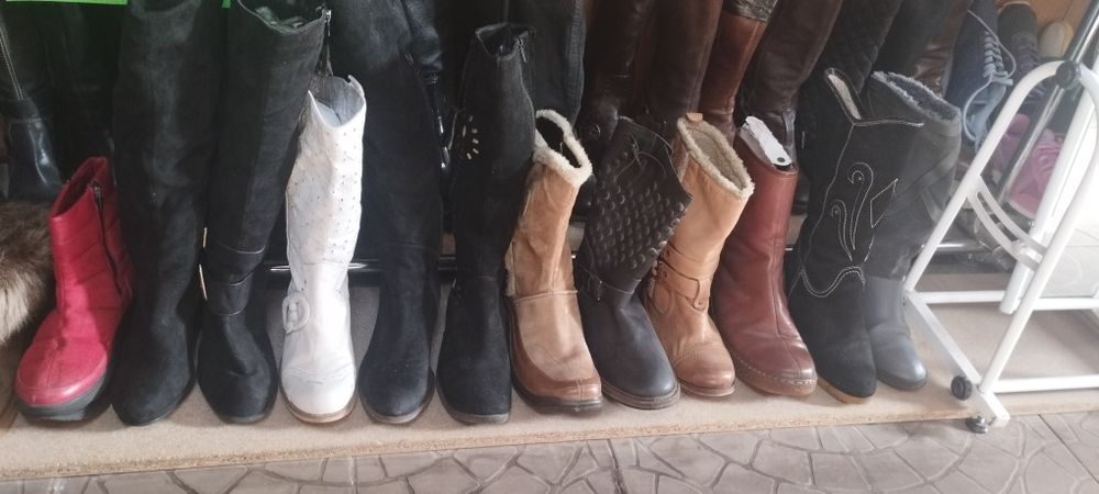 Жіночі сапожки легке вживане оптом