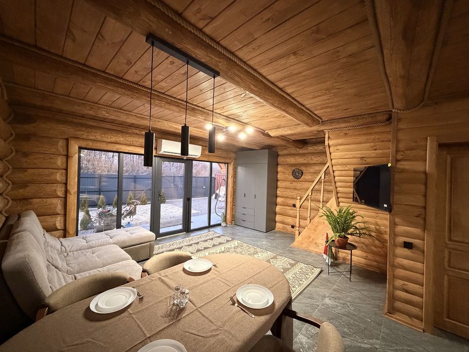 Будинок зі Зрубу. СПА-ЧАН. Подобова/погодинна оренда. Білогородка