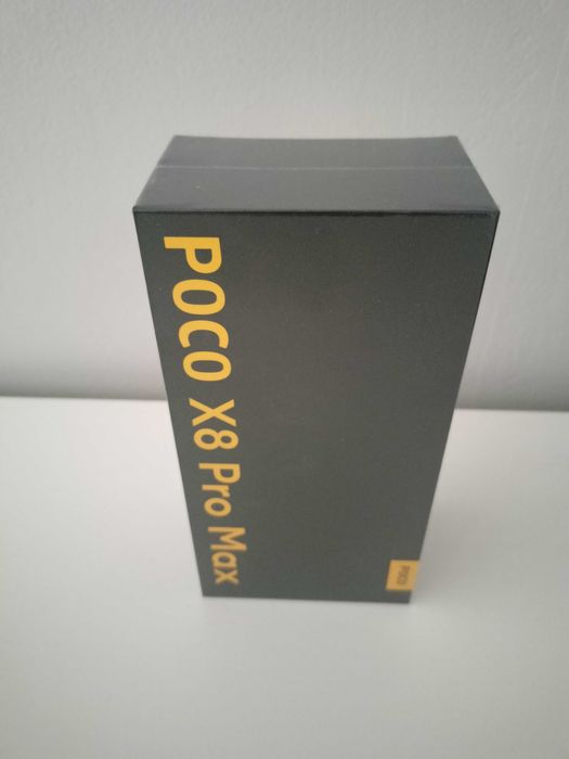 Smartfon Poco X8 Pro Max 12/256B czarny,nowy