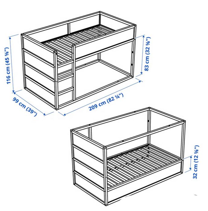 Cama de criança Kura - Ikea