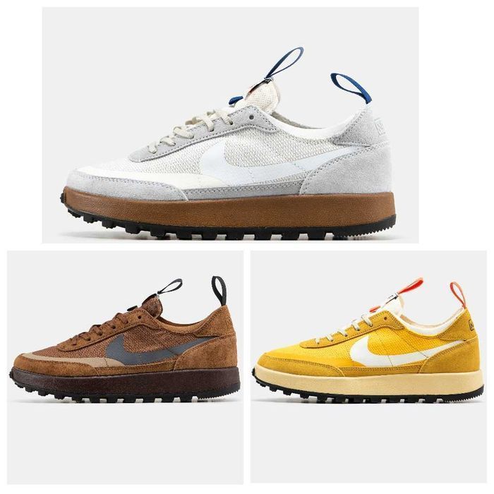 Мужские замшевые кроссовки Nike Craft x Tom Sachs найк крафт том сакс