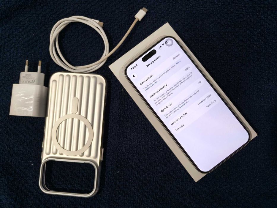iPhone 17 Pro Max 256GB Prateado - Como Novo (6 Meses)