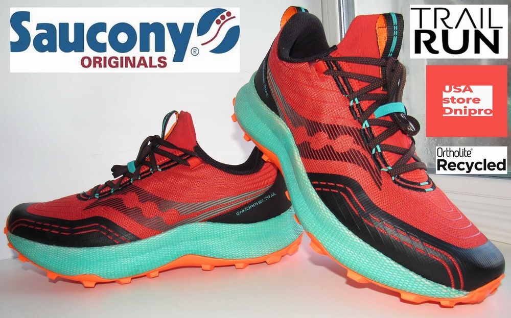 Трейловые трекинговые кроссовки Saucony Endorphin M Trail р. 46 (30см)
