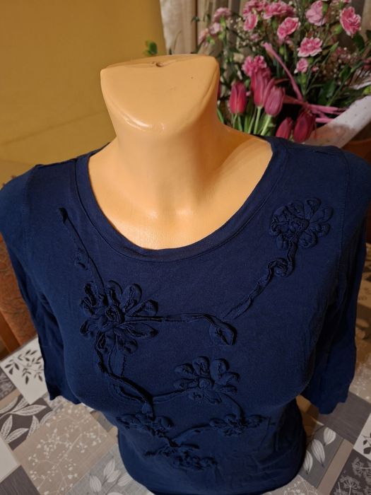 Bluzka 3/4 rękaw vintage