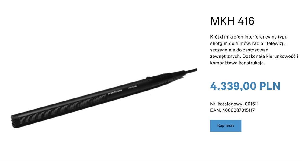 Mikrofon Sennheiser 416