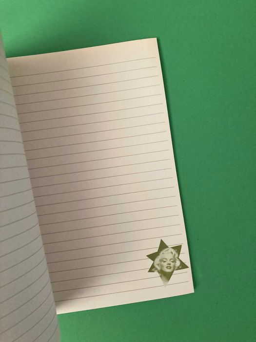 Lote 2 Recargas de Folhas James Dean & Marilyn Monroe Anos 80 Ambar