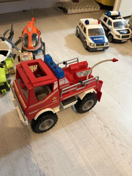 Zabawki Playmobil duzo zestawów remiza policja zoo  8kg mix