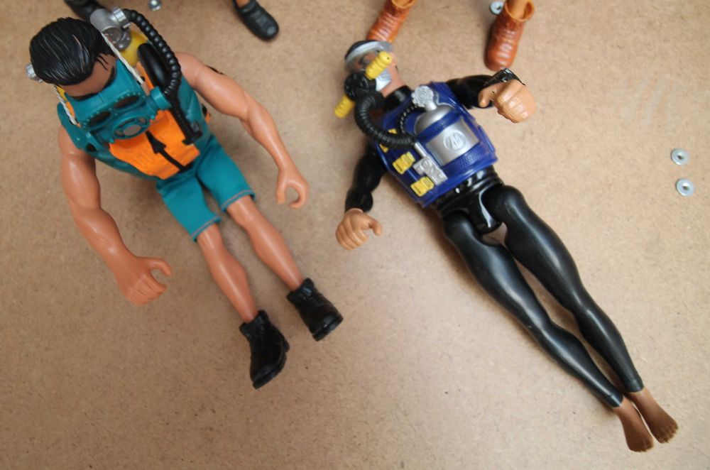 bonecos/figuras action man