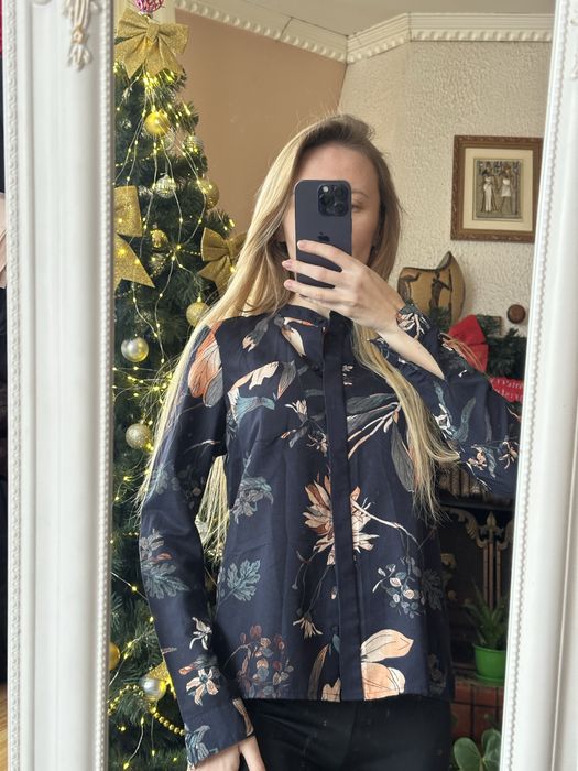 Сорочка віскоза з коміром стійкою