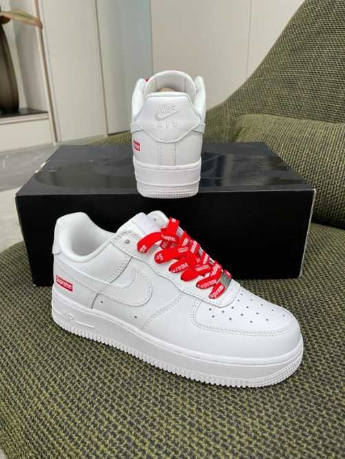 Nike Air Force 1 Low Supreme White R.45