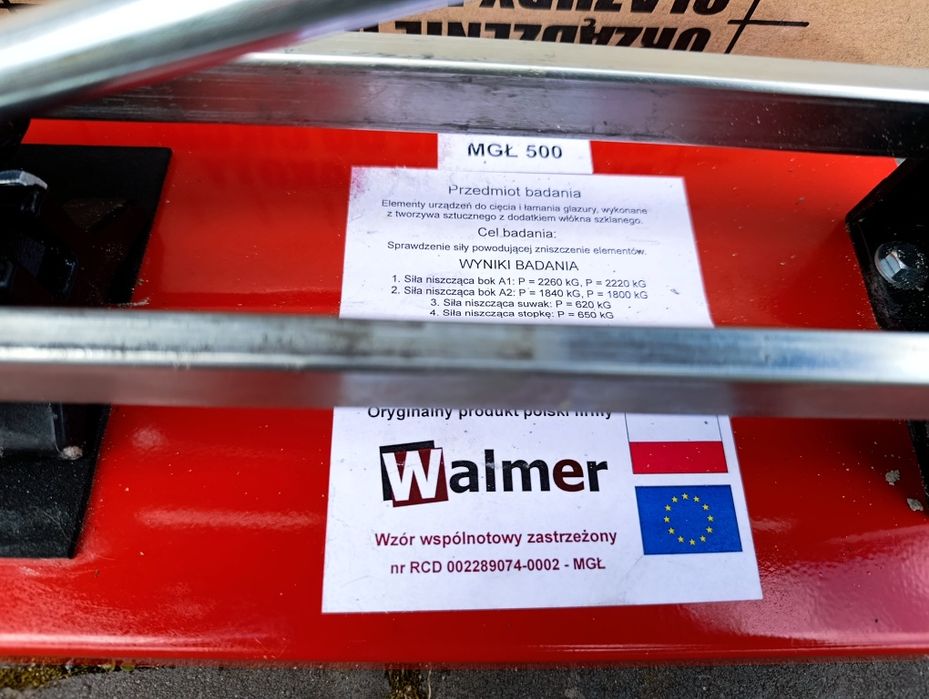 Gilotyna do cięcia glazury Walmer,polski producent