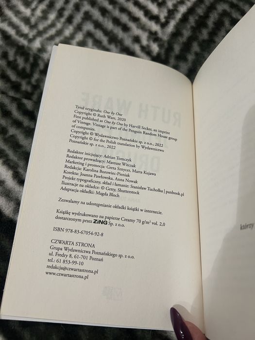 Jedno po drugim Ruth Ware
