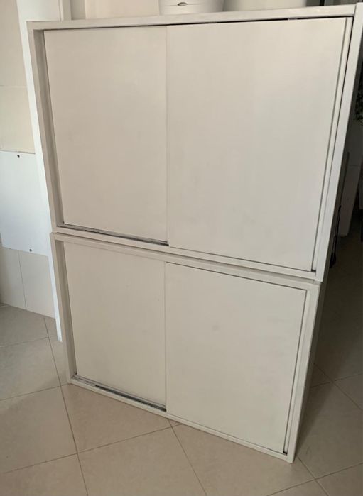 Armário “IVAR” do ikea, c/portas deslizantes, pinho, 80x30x60 cm