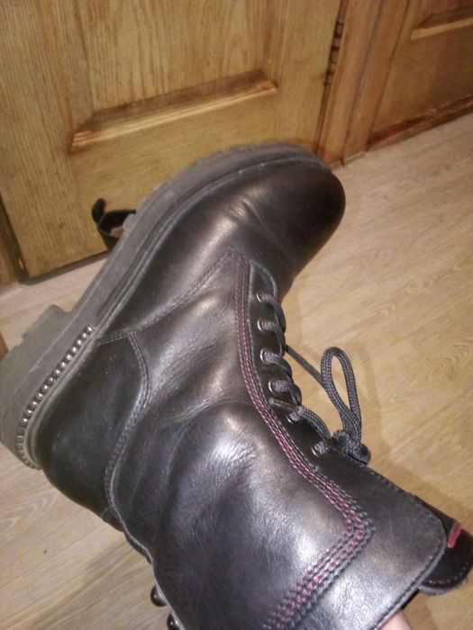 Ботинки жіночі з зимові Германія шкіряні з натурального хутра