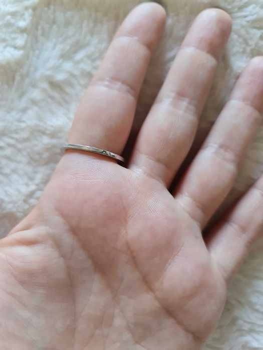 Anel em prata diâmetro de 1.8 cm