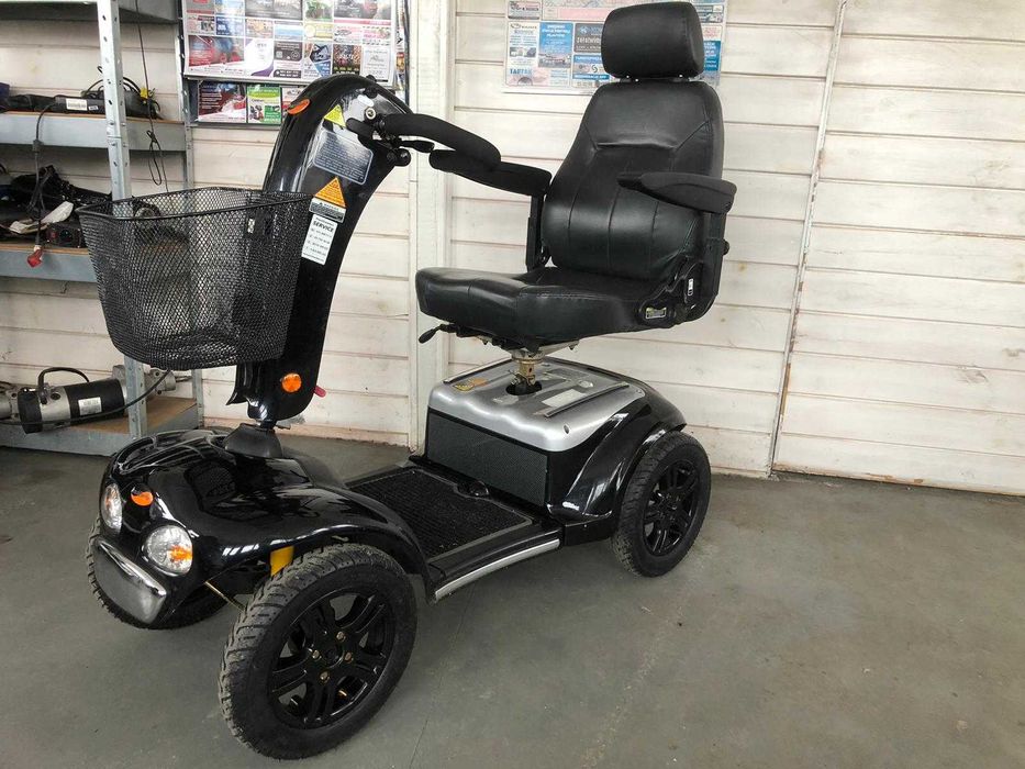 skuter inwalidzki wózek elektryczny dla seniora terenowe koła 4-kołowy