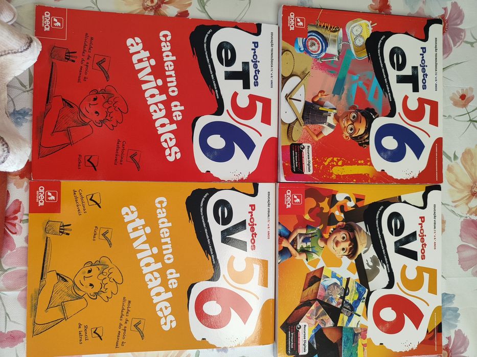 Livros escolares 5° ano e 6 ano