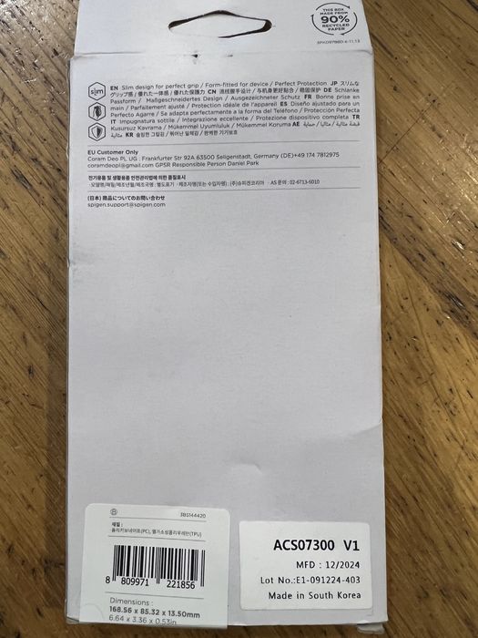 Capa Spigen Tough Armor Samsung Galaxy S24 Ultra – Preta (Original)