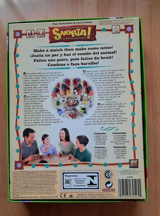 Jogo de tabuleiro Snorta! como novo