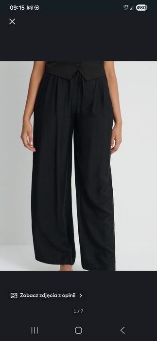 Spodnie wide leg