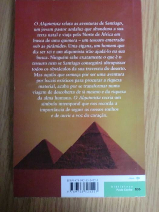 O Alquimista
de Paulo Coelho
