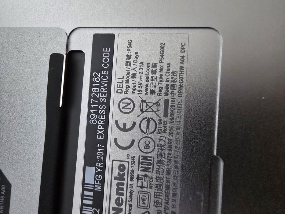 Dell xps 13 P54G  i7
