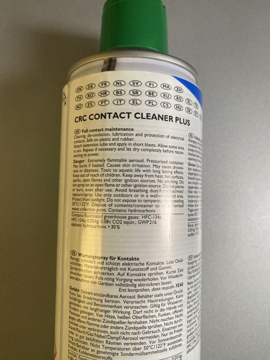 Очиститель контактов CRC Contact Cleaner Plus (с защитой), 1 шт.