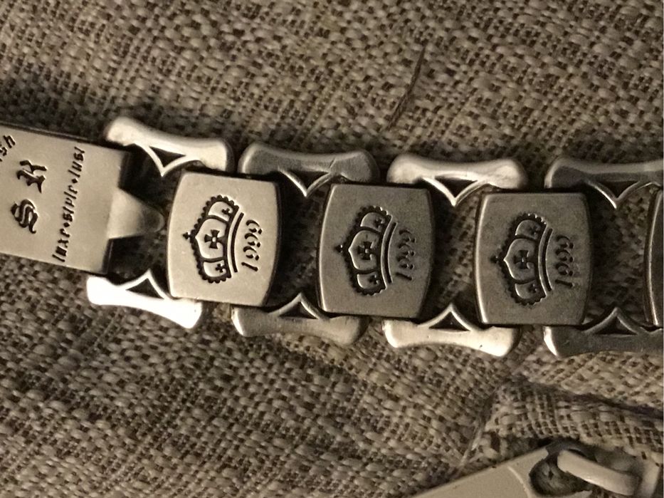 Браслет серебряный мужской