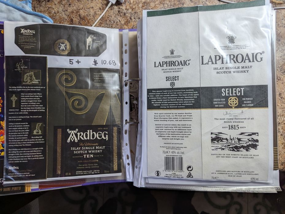 Коллекция алкоэтикеток- путеводитель