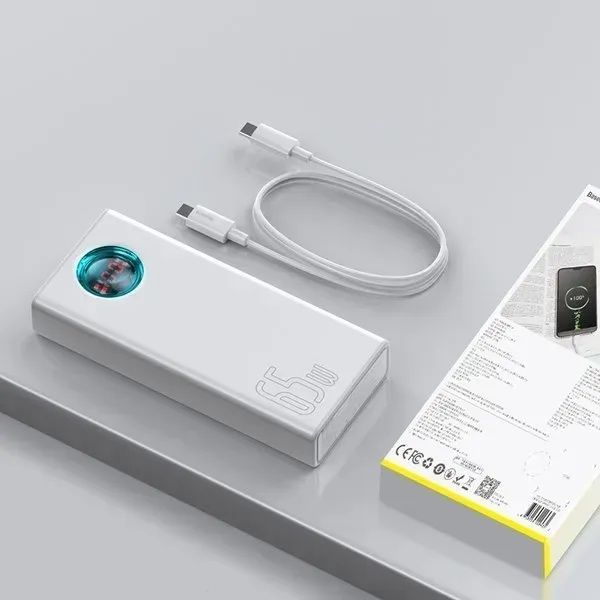 Павербанк Baseus Amblight 30000mAh 65W White