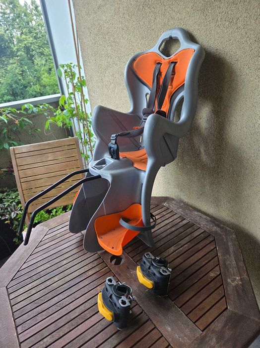 Fotelik rowerowy na ramę Bellelli b-one (do 22kg) + DWA adaptery !