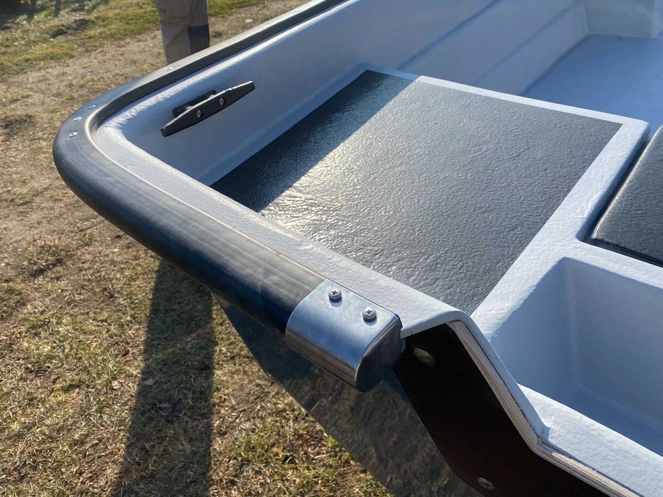 Łódź łódka wędkarska wiosłowa ROMANA 430 JEDNOPŁASZCZOWA 220kg SOLIDNA