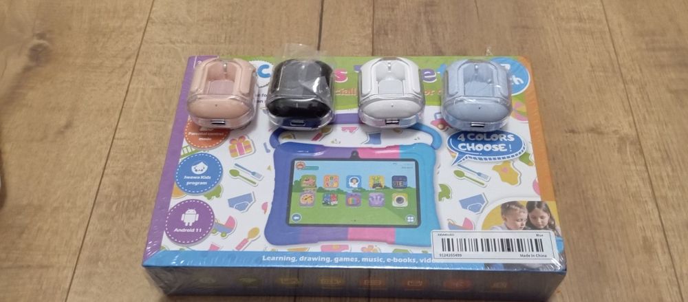 Tablet dla dzieci plus słuchawki bezprzewodowe bluetooth