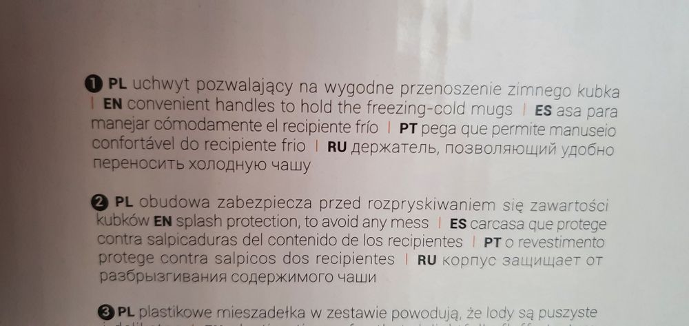 Urządzenie do robienia  lodów.