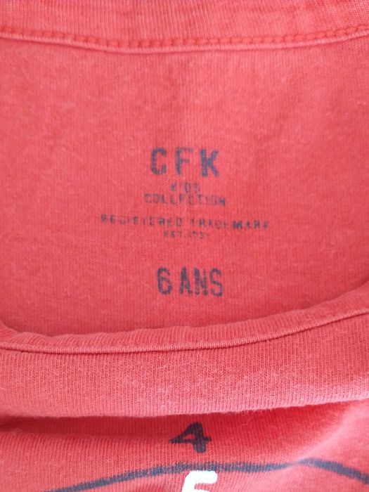 zestaw 2 bluzek z długim rękawem, marki CFK i WE, rozmiar 116 cm