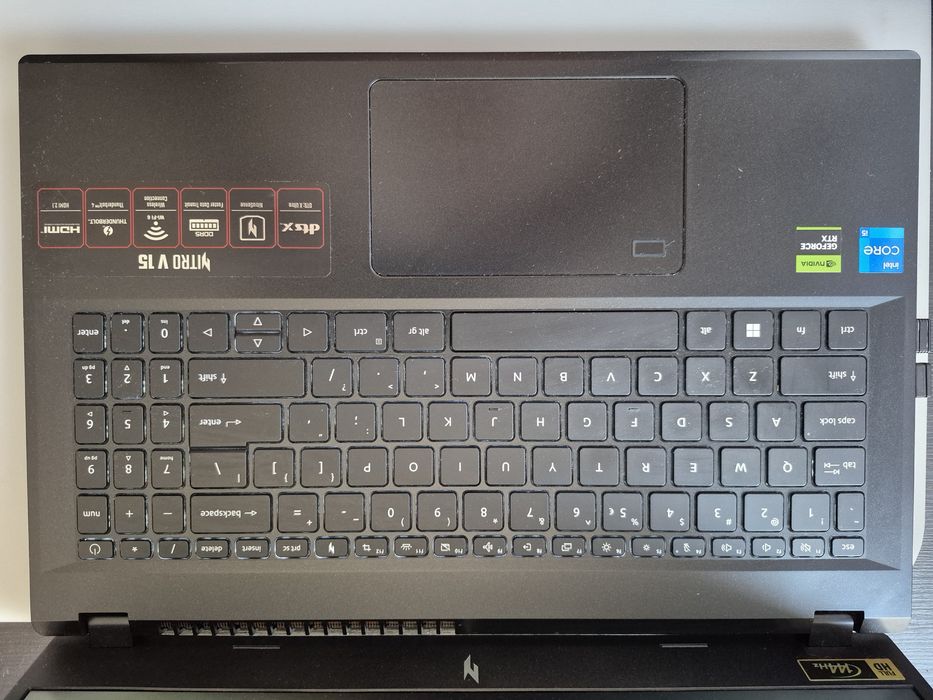 Acer Nitro V 15 15,6" 144Hz i5 16GB RAM 512GB Dysk SSD RTX2050 Win11H